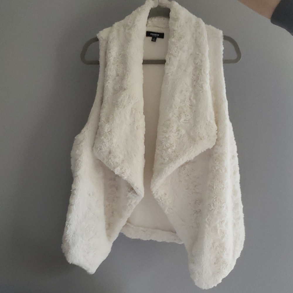 Faux fur vest